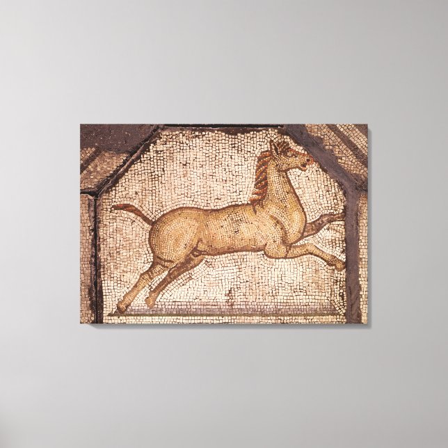 Lienzo Un caballo, detalles de Orfeo Encantando a los Ani (Anverso)