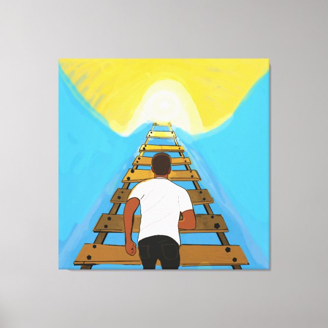 Lienzo Un destello de esperanza (Anverso)