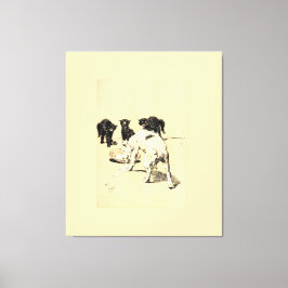 Lienzo Un Día Del Perro Pl 03 (1902) Cecil Charles Tapest