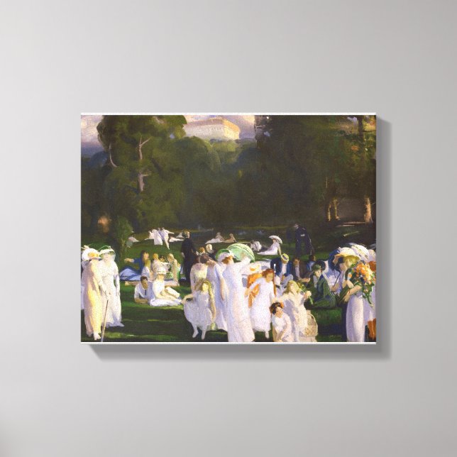 Lienzo Un día en junio - George Bellows - 1913 (Anverso)