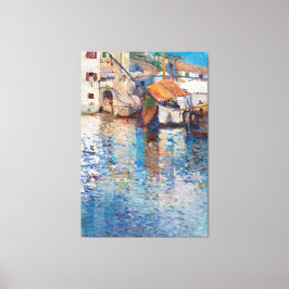 Lienzo Un día soleado en el viejo puerto Leontine von