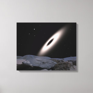 Lienzo Un disco protoplanetario