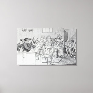 Lienzo Un enlace y un juicio