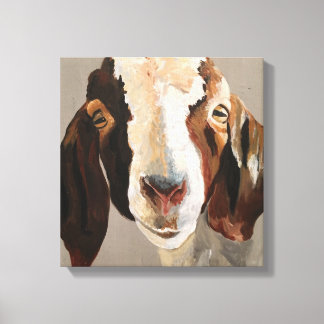 Lienzo Un espectáculo de pintura de cabra en una pintura