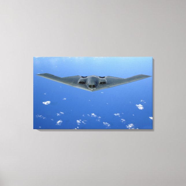 Lienzo Un espíritu B-2 se esparce por el cielo (Anverso)