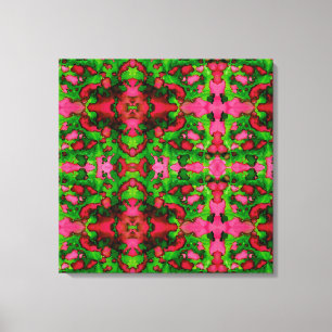 Lienzo Un estudio en rosa y verde