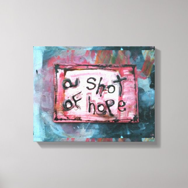 Lienzo un golpe de esperanza (Anverso)