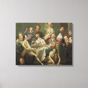 Lienzo Un grupo de la caricatura, c.1776 (aceite en lona)