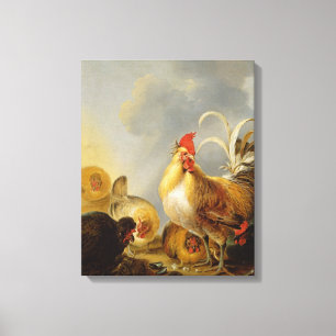Lienzo Un grupo de las aves del corral, 1643