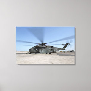 Lienzo Un helicóptero del dragón del mar de MH-53E