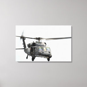 Lienzo Un HH-60 pavimenta el helicóptero del halcón