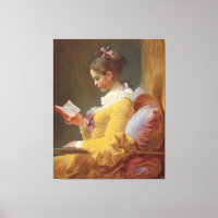 Un joven Chica leyendo, The Reader de J. Fragonard