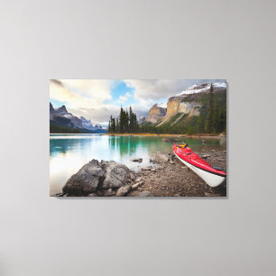 Lienzo Un kayak de mar a orillas de la isla Spirit