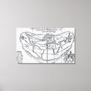 Lienzo Un mapa general