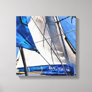 Lienzo Un Marinero Es Un Artista Y Su Medio El Viento