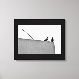 Lienzo Un momento para conversar