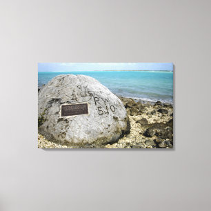 Lienzo Un monumento a los prisioneros de guerra en la isl