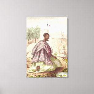 Lienzo Un morabito senegalés