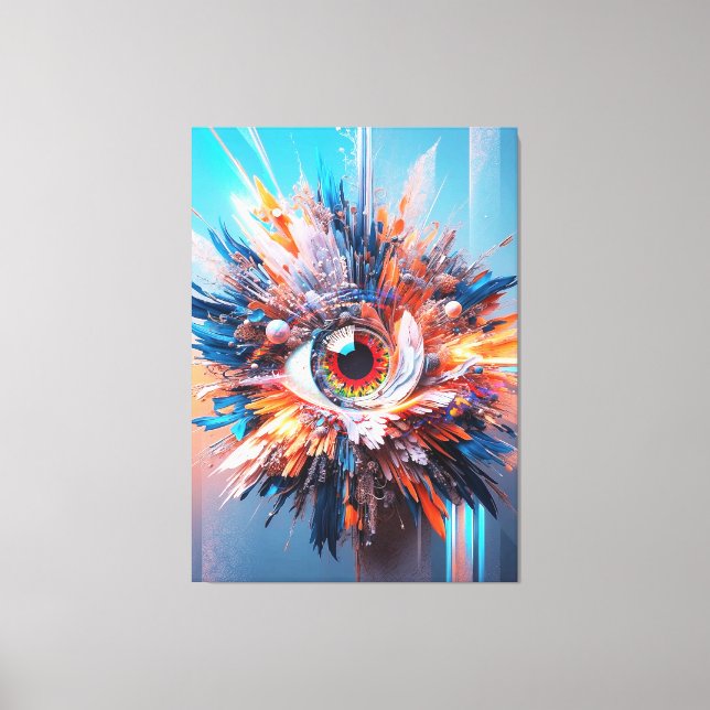 Lienzo Un Mundo De Maravillas Comienza Con La Visión (Anverso)