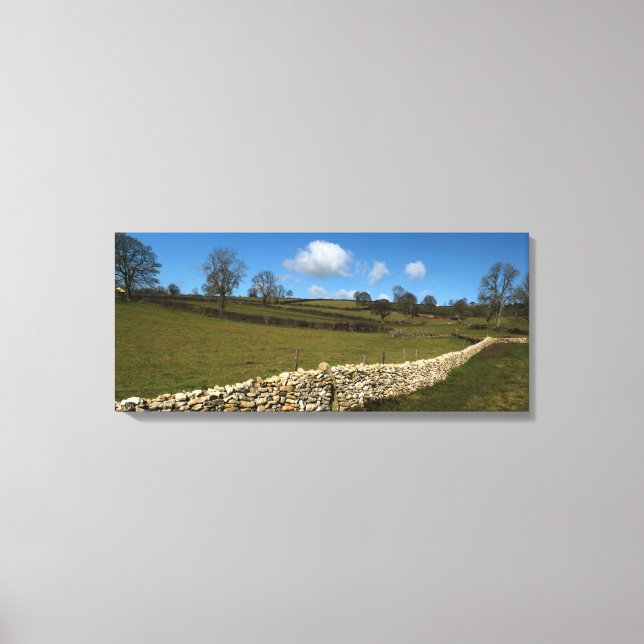 Lienzo Un muro de invierno (Anverso)