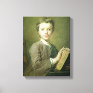 Lienzo Un niño con un libro, c.1740