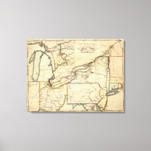 Lienzo Un nuevo mapa de Seat de la guerra