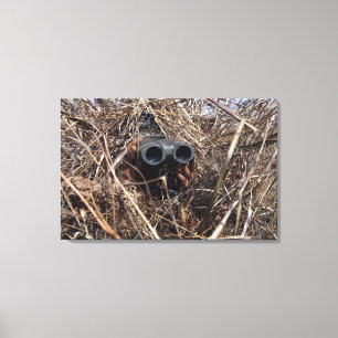 Lienzo Un observador del explorador practica techniqu de