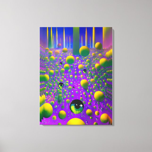 Lienzo Un Ojo - Ken Gage Surreal Art (Anverso)