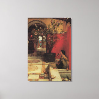 Lienzo Un Oleandro de Alma Tadema, Flores Vintage