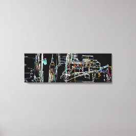 Lienzo Un paisaje colorido en Manhattan