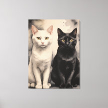 un par de gatos juntos