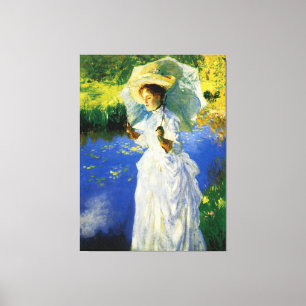 Lienzo Un paseo matutino