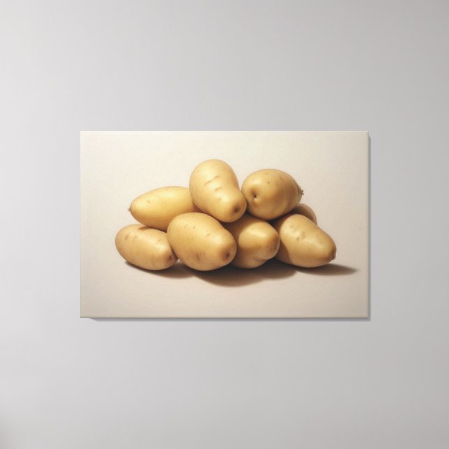 Lienzo Un pimiento de patatas (Anverso)