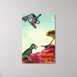 Lienzo Un planeta verde y respirable