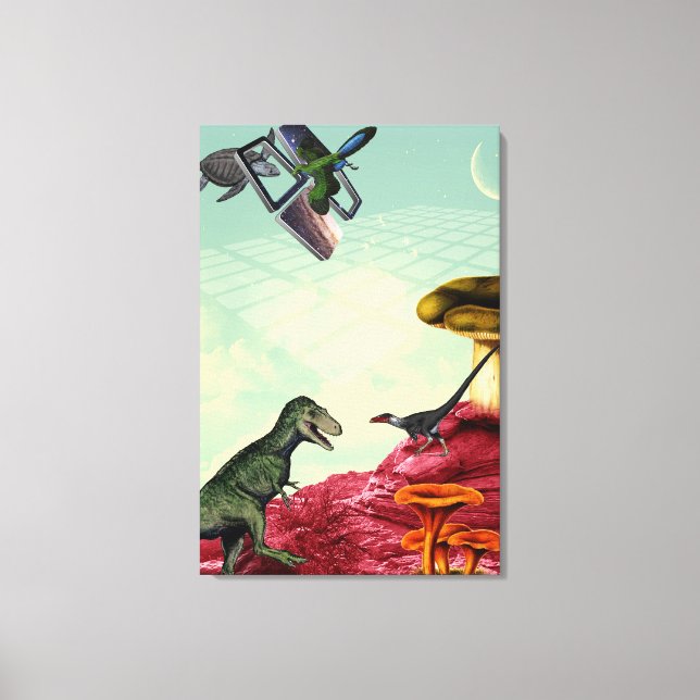 Lienzo Un planeta verde y respirable (Anverso)