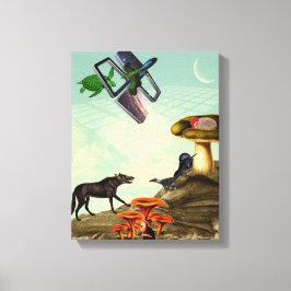 Lienzo Un planeta verde y respirable