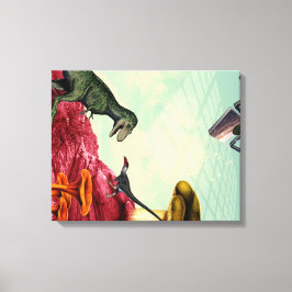 Lienzo Un planeta verde y respirable