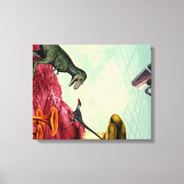 Lienzo Un planeta verde y respirable (Anverso)