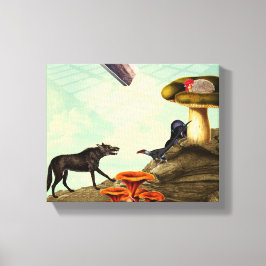 Lienzo Un planeta verde y respirable