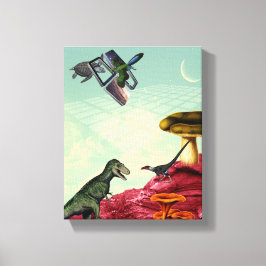 Lienzo Un planeta verde y respirable