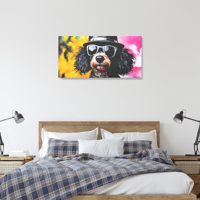 LIENZO UN POODLE SALVAJE (Insitu(Dormitorio))