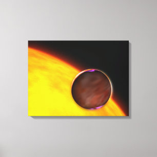 Lienzo Un primer de un planeta extrasolar