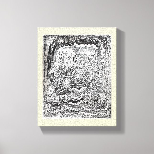 Lienzo Un recordatorio del viejo cerebro (Anverso)