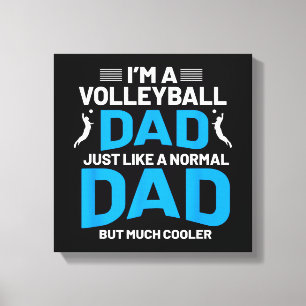 Lienzo Un regalo divertido de voleibol para hombres y muj
