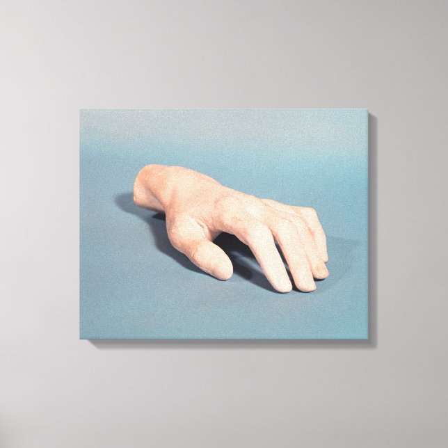 Lienzo Un reparto de la mano de Frederic Chopin (Anverso)