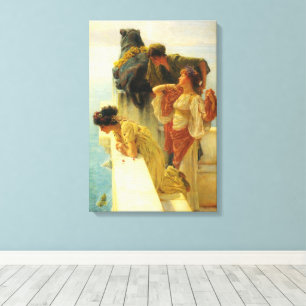 Lienzo Un Rincón de Ventaja por Sir Lawrence Alma-Tadema