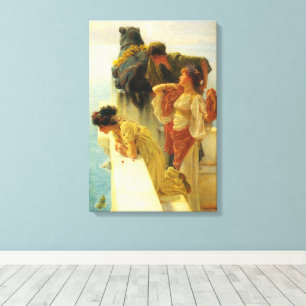 Lienzo Un Rincón de Ventaja por Sir Lawrence Alma-Tadema