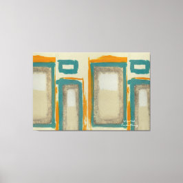 Lienzo Un Rothko Suave Y Negrita Inspirado En Resumen Ver