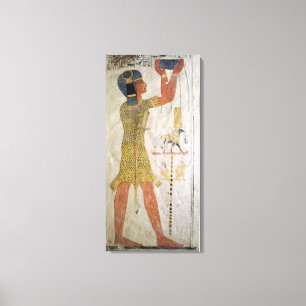 Lienzo Un sacerdote de Inmutef que hace un ofrecimiento