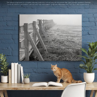 Lienzo Un sendero de piedras amarillas polvorientas